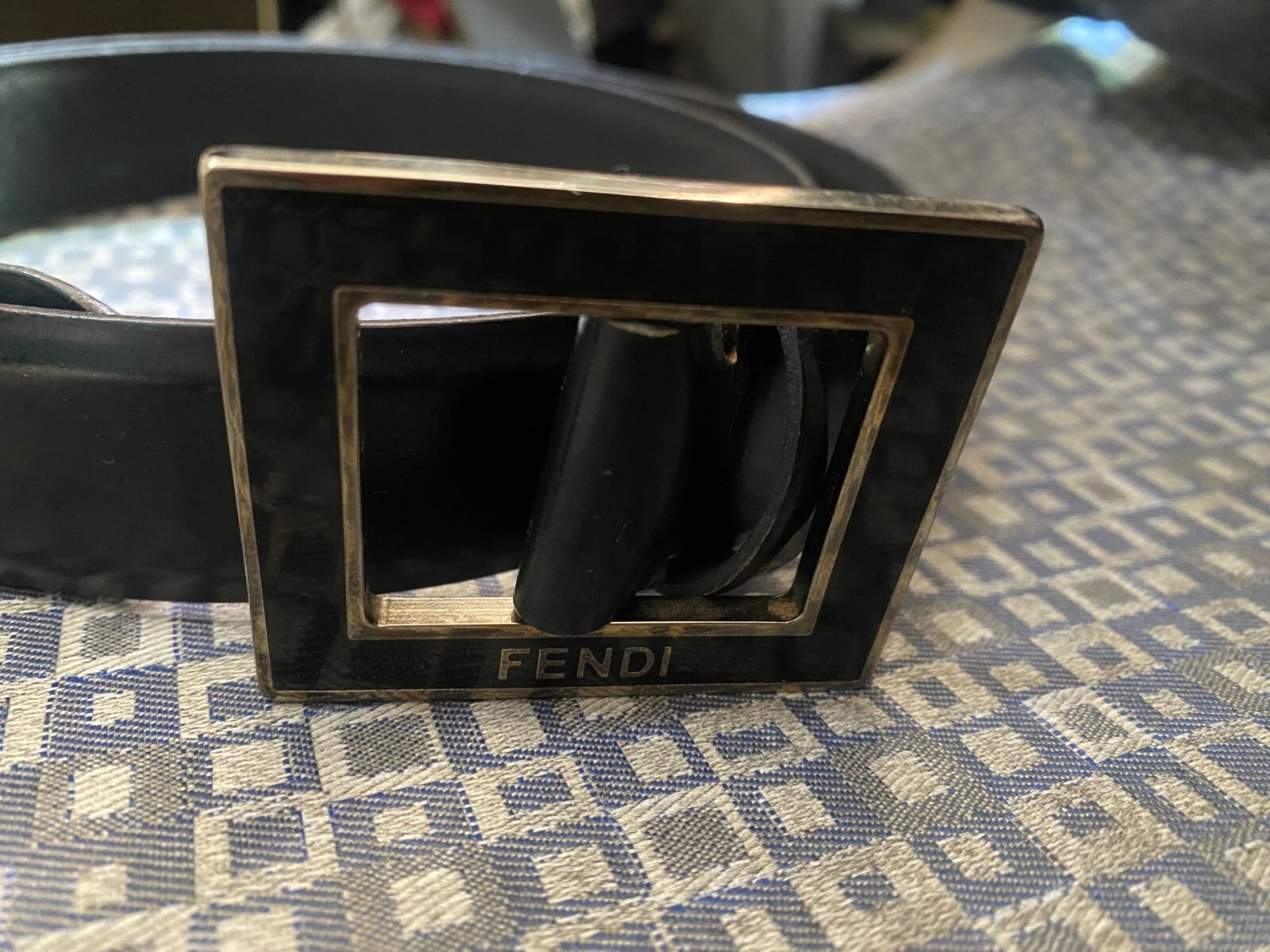 Vintage Fendi Belt Buckle Made in Italy Size XS Rare image 2