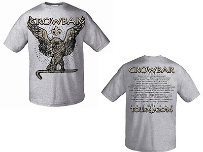 CROWBAR - Eagle Tour 2014 Gold - grey T-Shirt - Größe Size S - Neu