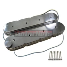Chevy LS1 LS2 LS3 LS6 LS7 Cast Aluminum Valve Covers w/o Coil Mounts Billet Rail