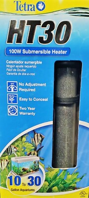  TETRA HT30 SUBMERSIBLE AQUARIUM HEATER  100 WATT  ( for 10- 30 GALLON TANKS )  