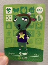AUTHENTIC 066 GRUFF Nintendo Amiibo Animal...