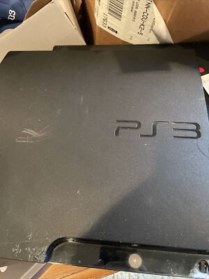 Sony PlayStation 3 - Slim 120GB Black Console (Power Button Still Works)
