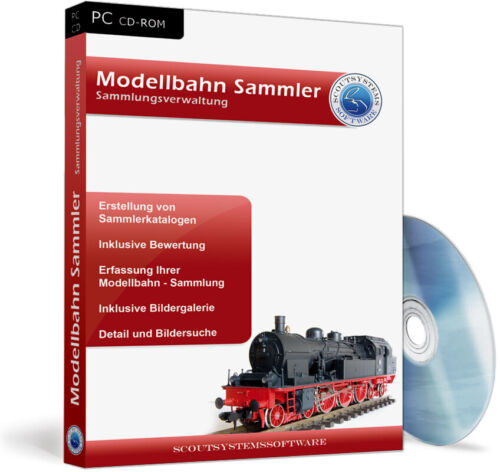 Wagons,Loks,Eisenbahnen,Modellbahnen,Modellbahn Sammler Software Programm EDV CD - Afbeelding 1 van 1