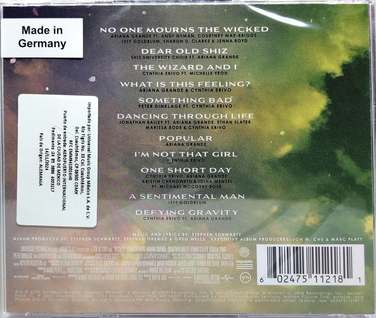 Stephen Schwartz – Wicked (The Soundtrack) (2024, CD) | eBay