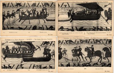CARPET QUEEN MATHILDE ART 76 Vintage Postcards COMPLETE SET IN ENVELOPE (L3564)