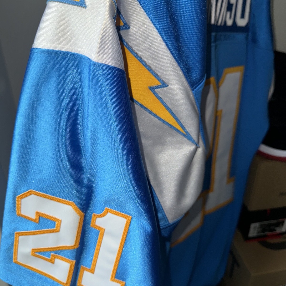 Authentic NEW LaDainian Tomlinson Mitchell and Ness Powder Blue