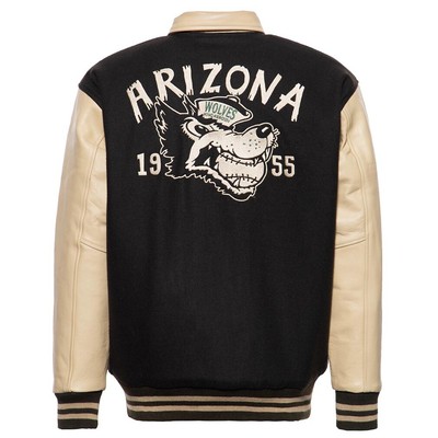 King Kerosin Rockabilly Vintage Baseball Varsity College Jacke