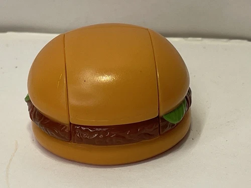 McDonalds cheese burger Food Changeables Robot Transformers Happy Meal Toy 2