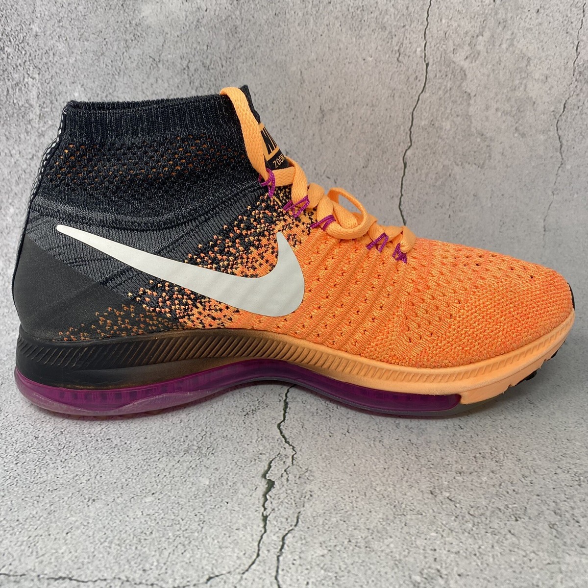 Size 5.5 - Nike Zoom All Out Flyknit Orange W for sale 