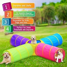 Toddler FUN Play Tunnel Baby Gift Crawl Dog Agility Tunnel Tent Toy, FAST SHIP 