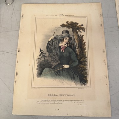 Clara Mowbray - St Ronans Well - Original Lithographie - The Scott Gallery