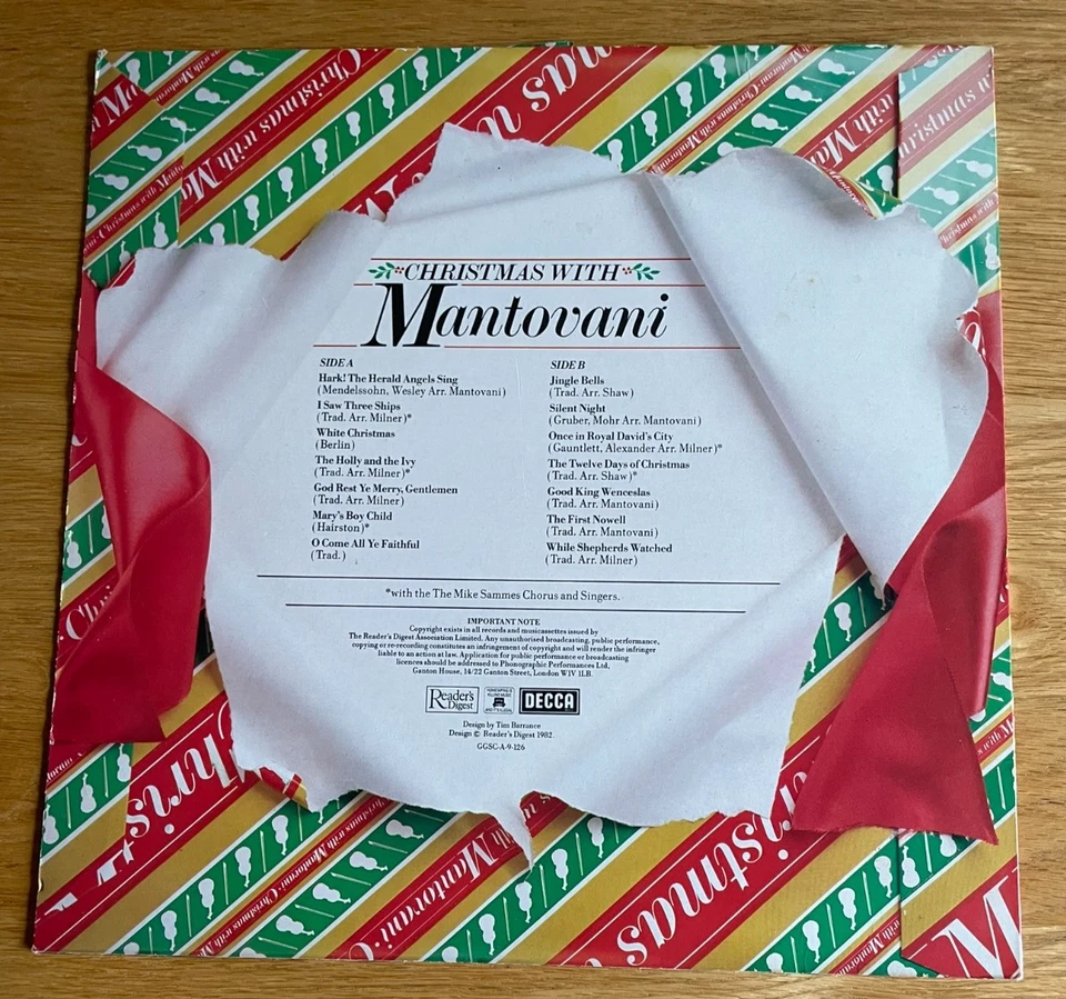 4 Christmas Music / Carols Vinyl LP Albums - Aled Jones / Mantovani / Guildford - Bild 3 von 4