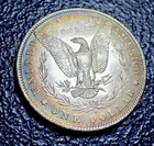 💎 101 1883 O UNC $1 Morgan Silver Dollar NATURAL RAINBOW Toning BEAUTIFUL
