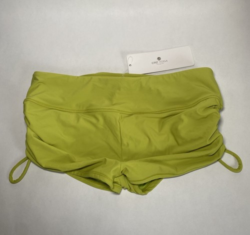 Neu mit Etikett CRZ YOGA Badeshorts hoch tailliert gerafft seitlich Größe M (8/10) - Bild 3 von 6