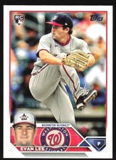 2023 Topps Evan Lee RC #243 Washington Nationals