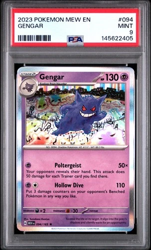 2023 POKEMON MEW EN-151 #094 GENGAR PSA 9