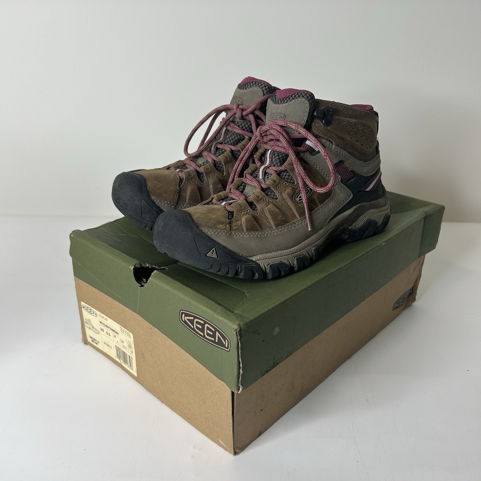 Stivali da trekking KEEN donna Targhee III misura 6 5 marrone medio impermeabile suola Vibram
