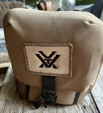 Vortex GlassPak Binocular Holder Case Capote Brown with lens cover.