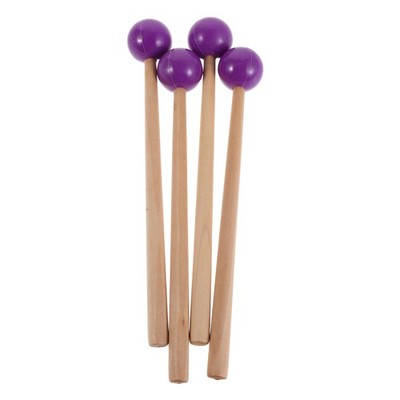  2 Pairs Hammer Toddler Drum Sticks Drumsticks for Students Gong Mallet