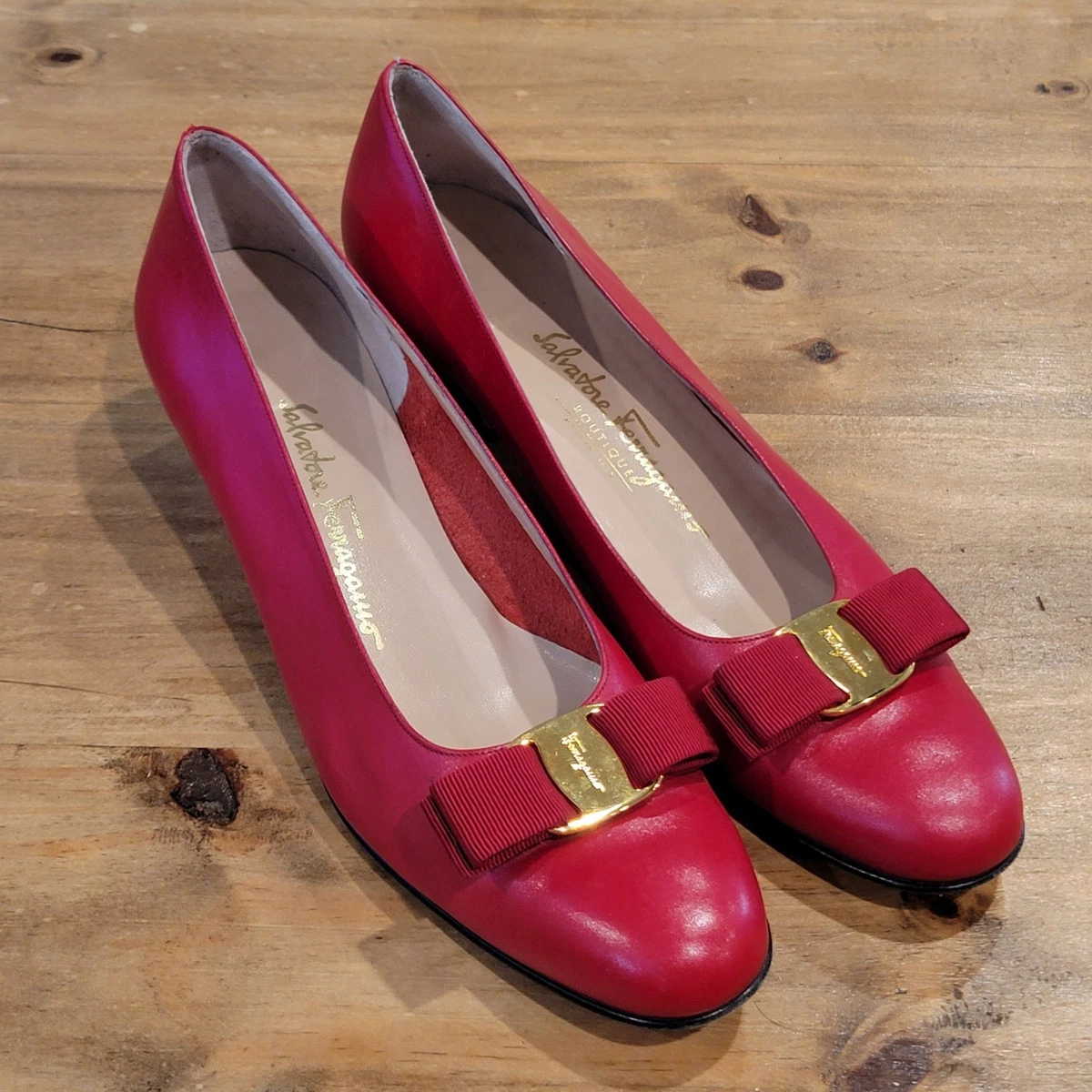 Salvatore Ferragamo Vara Heels for Women for sale | eBay