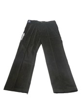 Haggar Men s Classic Fit Stretch Corduroy Flat Front Olive Green Pants 38x29
