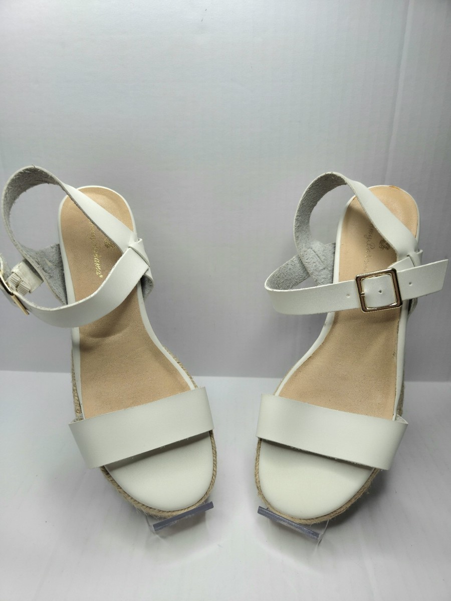 Tommy Bahama Women’s White Jona Espadrille Wedge Platform Sandals Size 9M View 4