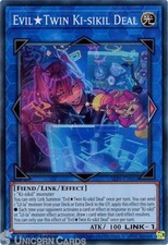 ALIN-EN052 Evil Twin Ki-sikil Deal : Super Rare 1st Edition Mint YuGiOh Card