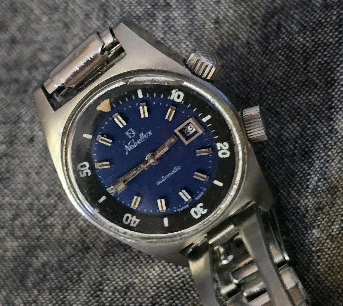 Nobellux Vintage Divers Watch Super Compressor Automatic | eBay