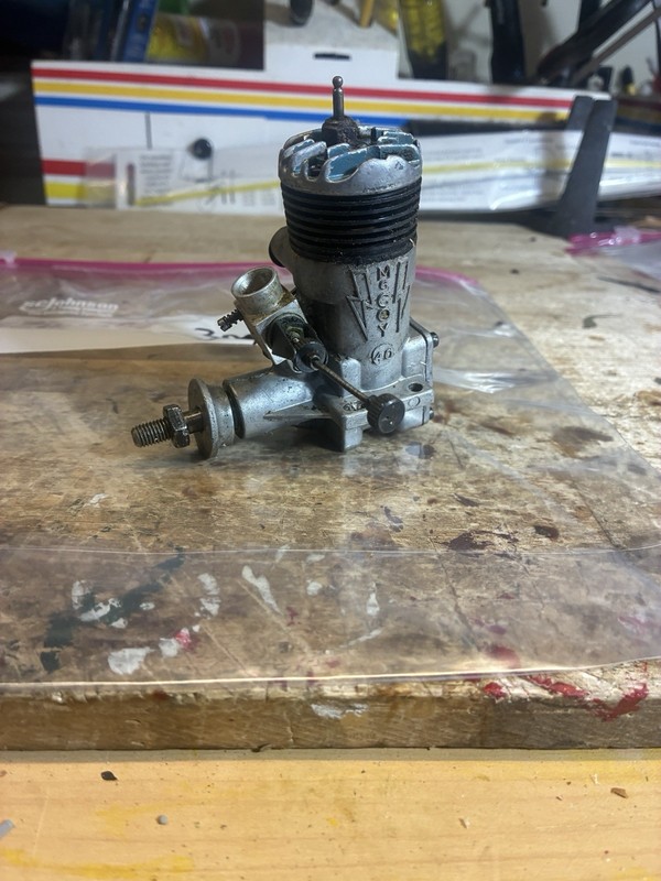 389. McCoy Blue Head 40 RC Model Airplane Engine