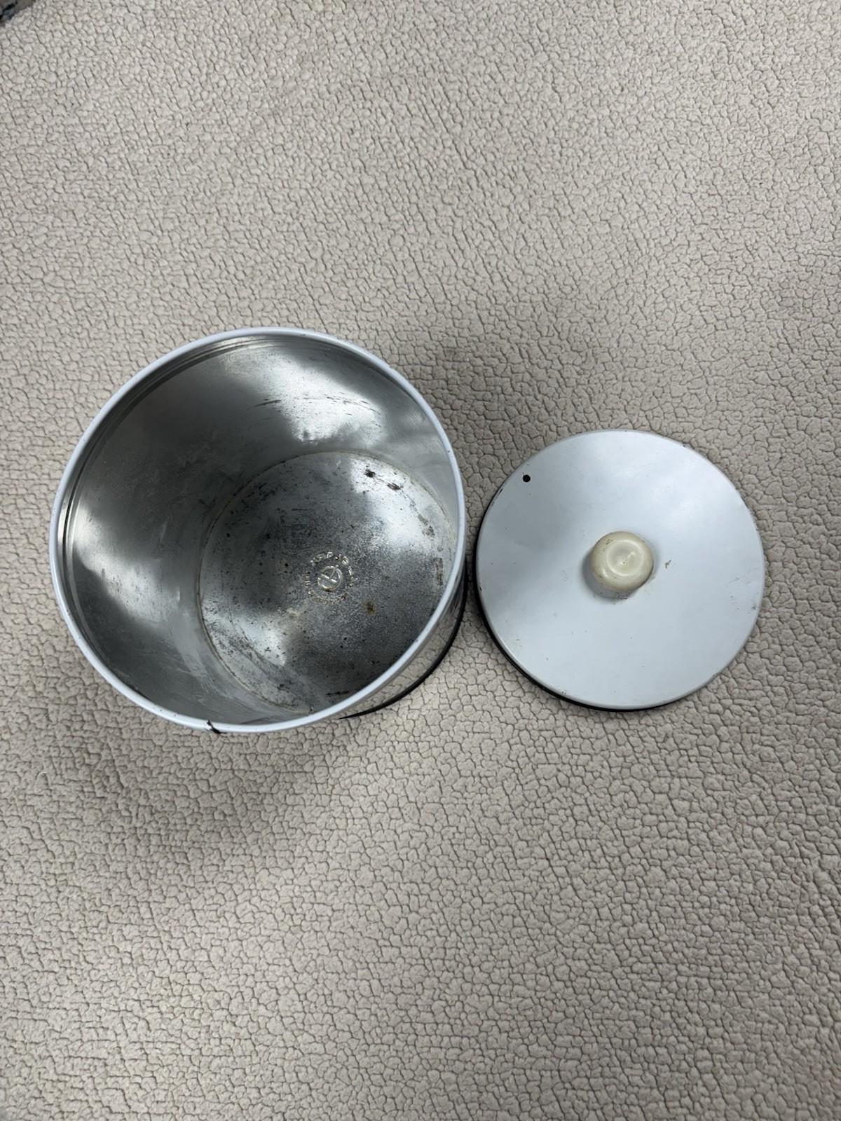 Vintage Doughboy J.L. Clark Pillsbury's Best Metal Flour Tin XXXX Canister 8"