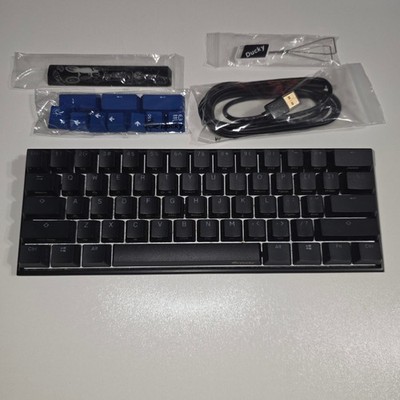 Ducky Mecha Mini RGB Mechanical Keyboard Silent Red DKME2061ST-SUSPDAAT1 Black