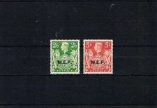M.E.F. GVI 2/6 + 5/- m/m cat £40.50