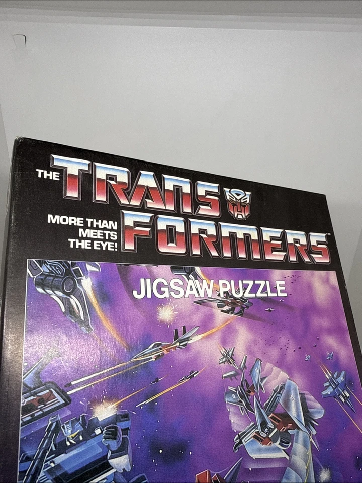 PUZZLE TRANSFORMERS 1984 VINTAGE 200 PIEZAS APC HASBRO JUGUETE STARSCREAM ¡COMPLETO! Foto 2 de 4