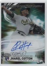 2017 Topps Chrome Freshman Flash Auto 51/99 Jharel Cotton #FFA-JC Auto h7i