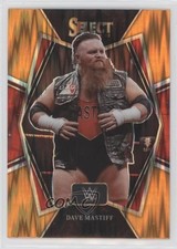 2022 Panini Select WWE Premier Level Orange Flash Prizm Dave Mastiff #151 0yx7