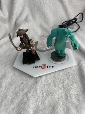 Disney Infinity 1.0 Starter Pack Figures & Base: Captain Jack Sparrow & Sulley