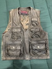Vintage NCAF Leather Vest