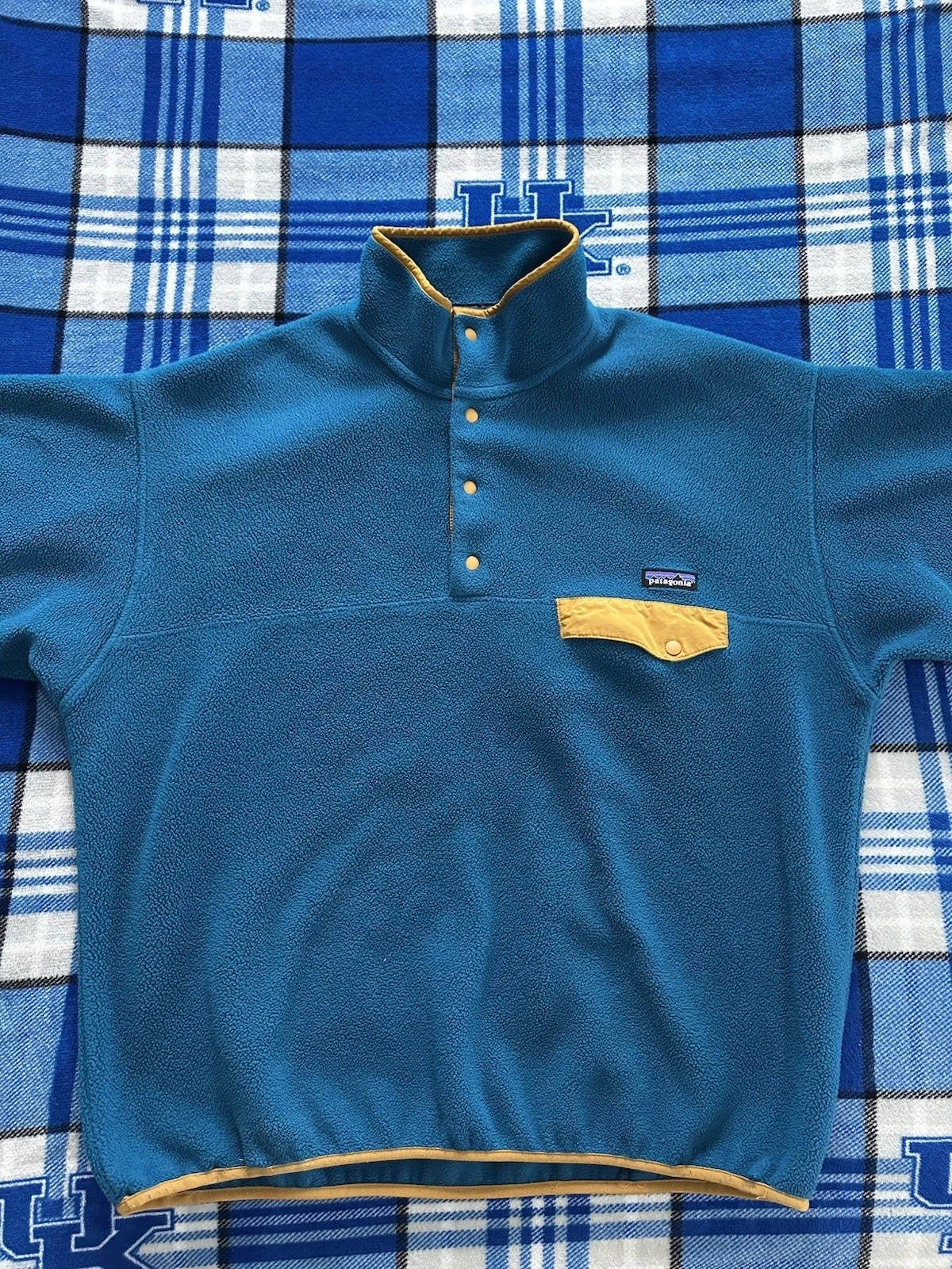 patagonia synchilla snap t fleece pullover sweater