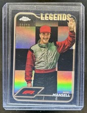 2024 Topps Chrome F1 Nigel Mansell Black Refractor Legend #/10