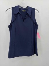Pre-Owned Lilly Pulitzer Luxletic Navy Size Medium Athletic Tank