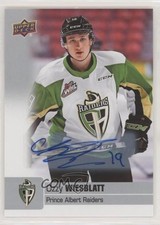 2019-20 Upper Deck CHL Auto Ozzy Wiesblatt #23 Auto ek6