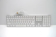 Apple White Aluminum USB-A Wired Keyboard A1243