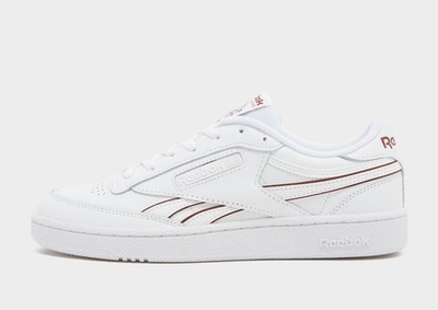 Authentische Reebok Club C Revenge  (Herren alle Größen: UK 8 - 11) weiß/rot