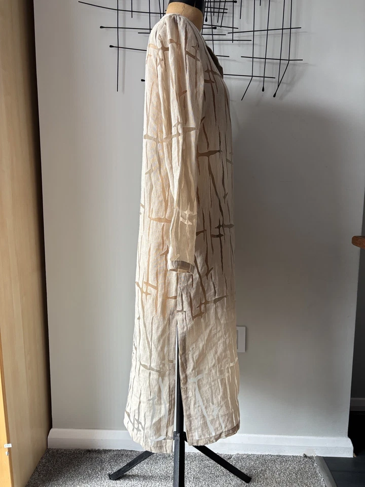  Connie's Moonlight in Los Angeles Jacket Cream M cape poncho Art-to-Wear draped - Image 2 of 4