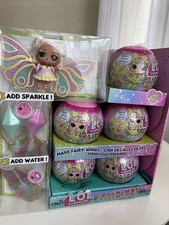 LOL Surprise Fairies - 6 Pack Sealed Mystery Balls with Rare Wings Display Stand