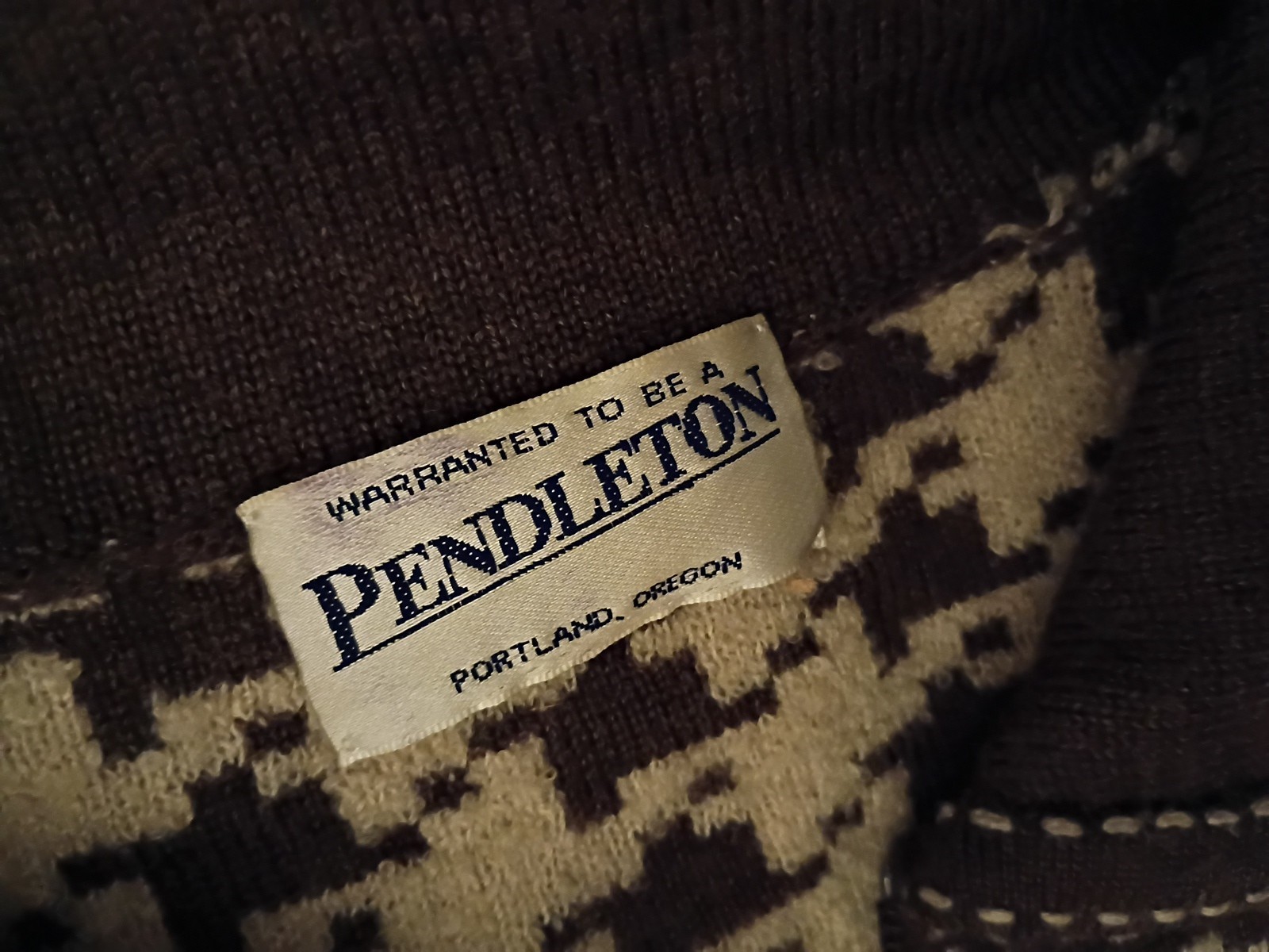 VTG Rare Pendleton Patterned Jacket Womens 23 Inc… - image 2