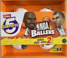 ZURU 5 Surprise NBA Ballers Series 2 (4-Pack) / Get A Bonus When You Buy 4 Boxes