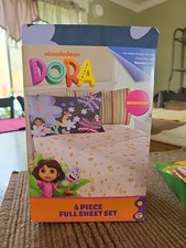 Dora The Explorer 4 Piece Sheet Set-Size Full