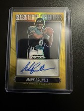 2025 Panini Prizm Black Mark Brunell Sensational Auto Gold  SSP /10
