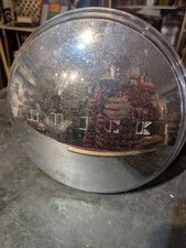 Vintage Original 1940s Chrome Buick Dog Dish Hubcap